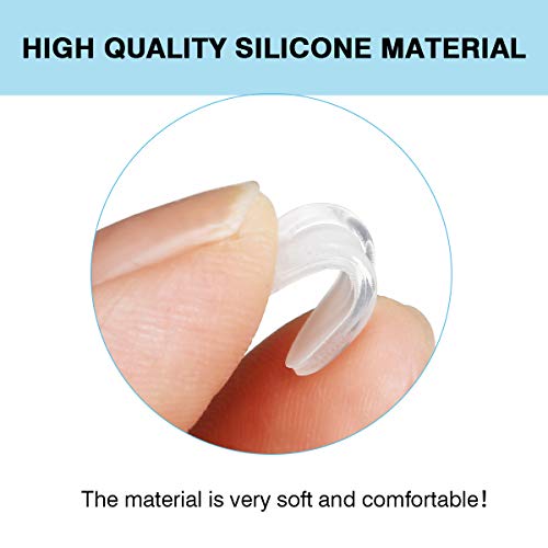 image for CHARMINER Eyeglass Nose Pads, Transparent Anti-Slip Nosepads, Stick on