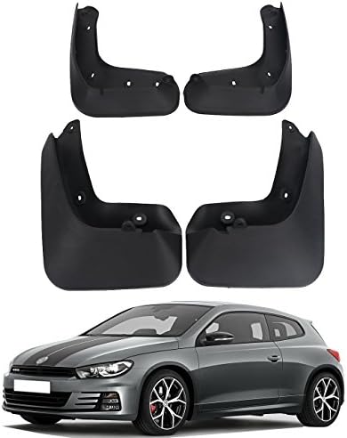 Mud Flaps for Volkswagen Scirocco 2009-2017 Front & Rear Molded Splash Guards / Fender