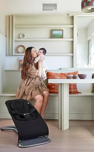 Ergobaby 3 em 1 Evolve Hammock, rede ergonômica para recém-nascidos desde o nascimento até crianças pequenas, almofada para recém-nascidos (2,5 kg - 13,2 kg), Onyx Black