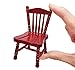 Cinhent Miniature Chair, Vintage Dollhouse Furniture Wood Rocking Chairs for Dollhouses, Craft Displays, and Mini Fairy Scenes, Kids Pretend Play Toys Dollhouse Decoration