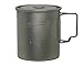 Valtcan Titanium 750ml Pot for Camping Coffee Tea Backpacking Hiking Bushcraft Survival Gear Fire Mug Cup Camping Cooking Cookware Lid and Stuff Sack