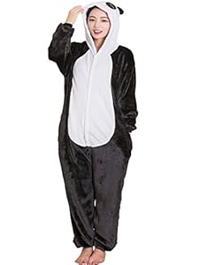 Animal Panda Onesie Costume Adult Pajamas For Women Teens Girls Cosplay Onsie PJ
