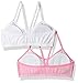 Fruit of the Loom Girls' Lace Crop Top Bra 2 Pack