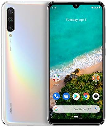Amazon.com: Teléfono inteligente Xiamoi Mi A3 de 64 GB, RAM de 4 GB, cámara triple, 4G LTE (Versión internacional), 64 GB, Blanco