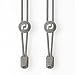 RJ-Sport No Tie Shoelaces - Easy To Install Elastic Shoe Laces for Kids and Adults - Gray