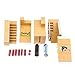 BeautyGal 5pcs Skate Park Kit Ramp Parts for Tech Deck Finger Board Ultimate Sport Training Props