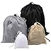 The Friendly Swede Organizing Storage and Packing Drawstring Travel Ditty Bags (Set of 4)