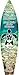 Sea Turtle Metal Novelty Surf Board Sign SB-082