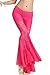 ZLTdream Belly Dance Lace Fishtail Pants for Petite Figure Women Rave Outfit