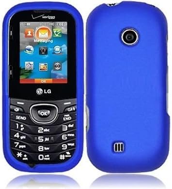 For LG Cosmos 3 VN251S LG Cosmos 2 VN251 Rubberized - Blue