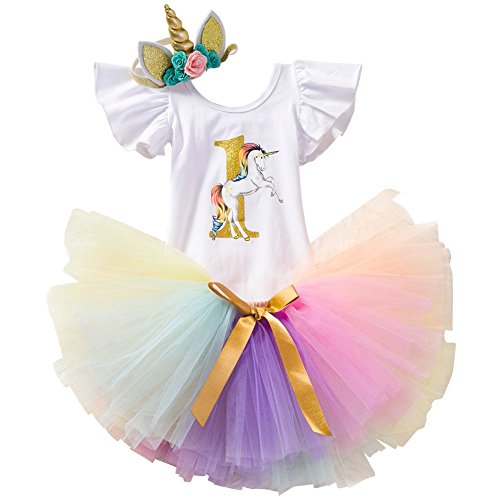 unicorn first birthday dress Baby Girls 1st Birthday Outfit, special gift for your princess