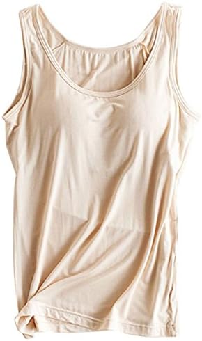 OyTas Women's Padded Active Vest Camisole Tanks Tops Vest
