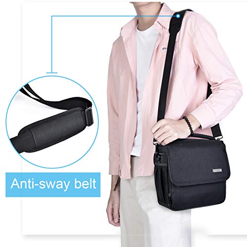CADeN Camera Bag Case Shoulder Messenger Crossbody Bag Compatible for Nikon, Canon, Sony, DSLR