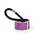 BMC Womens 5 pc Alloy Metal Glitter Cuff Wrap Ponytail Holder Hair Tie Fashion Accessory Set