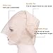 Creamily Professional Swiss Lace Wig Caps for Making Wig with Adjustable Straps Medium Size 22.5inch (Full Lace Cap, Light Brown Color)