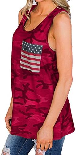 TAORE Long sleeve Womens Camouflage Tank Tops Vest Shirt Flag Sleeveless T Shirt Blouse