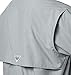 Columbia Men's Bahama II UPF 30 Short Sleeve PFG Fishing Shirt, Cool Grey, Small