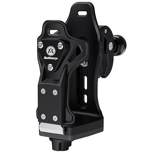 Extra Large Motorcycle Cup Holder Anti Theft, Mathtoxyz Bike Water Bottle Holder 1.95 – 3.6 inch Universal Size Handlebar Drink Holder Cage for Moto Bicycle, Boat, Scooter, Stroller, Wheelchair