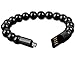 Wrist Band Beads Fast USB Charger Cable,Wearable Wristband Jewelry,Fashion Bead Wrist Bracelet USB 2.0 Charger Data Sync Cable For Iphone 7 /7 Plus (Black)