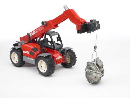 Bruder 02126 - Manitou Teleskoplader MLT 633 mit Zubehör – Bild 3