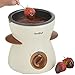 VonShef 500ml / 17oz Electric Chocolate Fondue Melting Pot, Warmer, Chocolatier - Includes FREE Spatula, 10 Skewers & 10 Forks