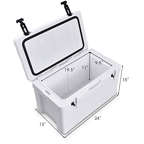 Giantex 40 Quart Heavy Responsibility Cooler Ice Chest Out of doors