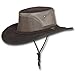 Barmah Hats Foldaway Saddler Cooler Leather Hat 1063BC