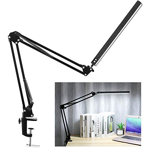 Gerintech Architect LED Desk Lamp with Clamp, Adjustable Bright Swing Arm Drafting Table Light