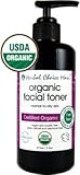 Herbal Choice Mari Organic Facial Toner Normal to Oily Skin 200ml/ 6.8oz Glass Pump Bottle