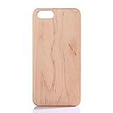 Hand Finished Wood Cover - Slim Fit - Lightweight - Wood Plastic Hybrid Case for iPhone 6 4.7 inch+Screen Protector + Cleaning Cloth + Stylus (Shiraki-2)