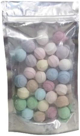 Bath Bubble & Beyond 30 Assorted Scented Bath Marbles Fizzers Mini Bombs Gift