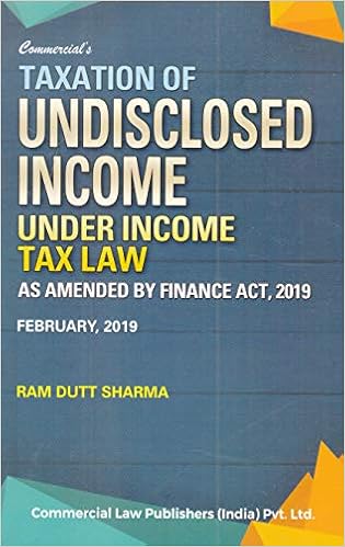 Taxation Of Undisclosed Income Under Income tax Law (2019-2020 Session) 