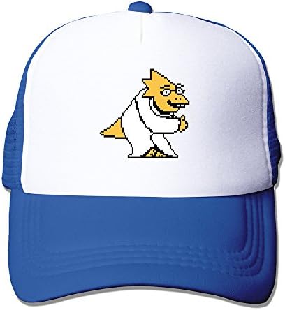 Cool Alphys Trucker Mesh Baseball Cap Hat One Size RoyalBlue