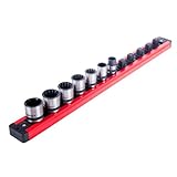 Torin LAS38PMT Magnetic Locking Socket Rack - 3/8 in. (Automotive)
