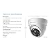 Amcrest 4MP UltraHD POE Security Camera, Outdoor IP Camera Eyeball Dome - IP67 Weatherproof, 98ft Night Vision, 118° FOV, Remote Live Viewing, 4-Megapixel (2688 TVL), IP4M-1055E (White)