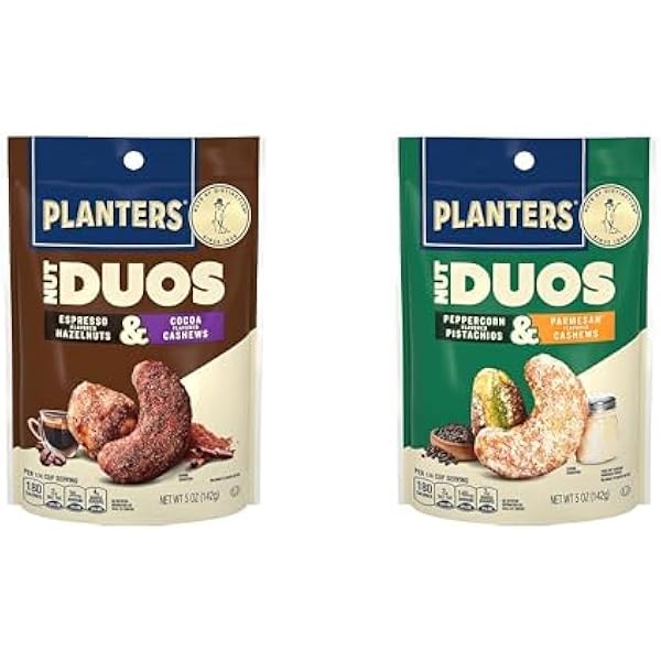 Amazon.com: PLANTERS Nut Duos Bundle, Flavored Nuts, Snacks
