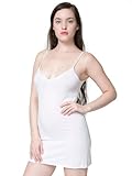 American Apparel Sheer Jersey Chemise – White / L, Online Clothing Store