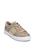 GUESS Factory Women's Gilda Glitter Mesh Low-Top Sneakers