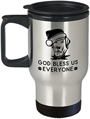 God Bless Us Everyone Christmas Coffee Travel Mug