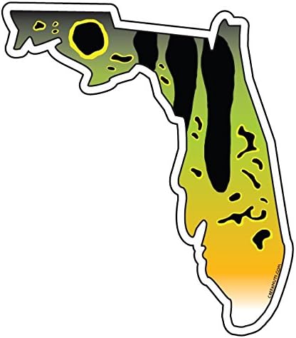 SanagFlorida Peacock Bass Sticker Decal.