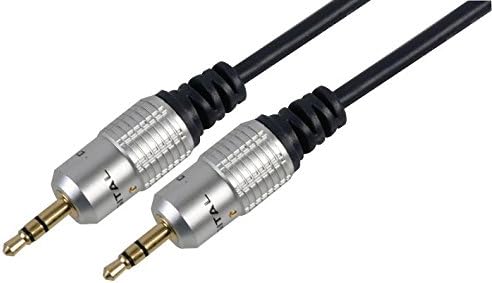 MJS Technologies audio cable Stereo 3.5mm Premium Auxiliary Audio Cord - Male to Male Gold Plated Cable for Apple iPhone, iPod, iPad, Samsung, LG, HTC, Motorola, Sony Android Smartphones & Tablets, Microsoft Nokia Lumia Phones, Smartphones & MP3 Players (3M)
