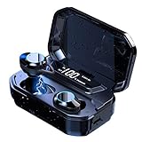 COOCHEER Earbuds Bluetooth wireless, True Wireless Bluetooth 5.0 Earphones with Intelligent LED Display,Touch Screen One Key Control Auto Pairing Headphones,IPX68 Waterproof 3500mA 110H Play Time Case