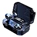 Earbuds Bluetooth wireless, COOCHEER True Wireless Bluetooth 5.0 Earphones with Intelligent LED Display,Touch Screen One Key Control Auto Pairing Headphones,IPX68 Waterproof 3500mA 110H Play Time Case
