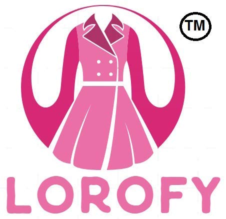 lorofy women's maroon georgette solid ruffle saree (rufflemaroon)