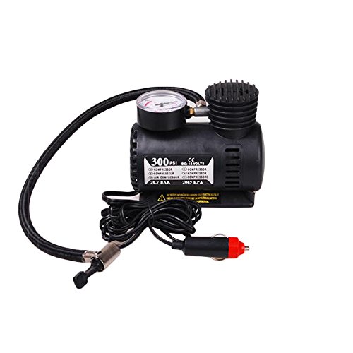  Air pump Clearance , 12v Car Electric Mini Compact Compressor Pump Bike Tyre Air Inflator 300psi New by Little Story Clearance - Thumbnail 2