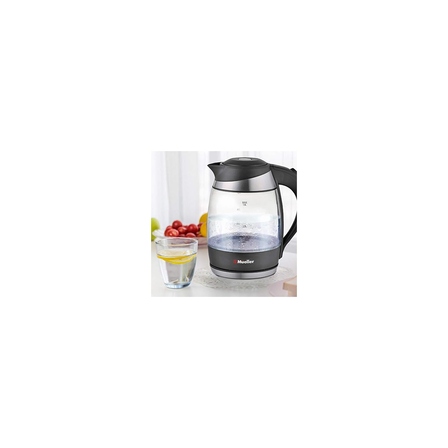 Mueller Ultra Kettle Model No. M99S 1500W Electric Kettle with SpeedBoil Tech, 1.8 Liter