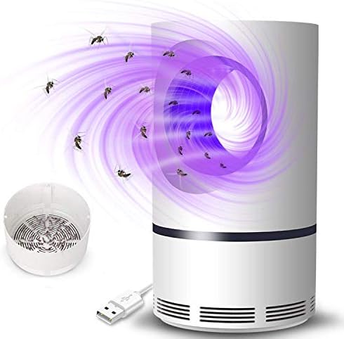 LVYIMAO Mosquito Killer Lamp, Electronic Insect Killer Safe USB Powered Mosquito Zapper Electric Fly Bug Zapper Mosquito Insect Killer LED Light Trap Pest Control Lamp
