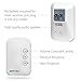 Wireless Doorbell, BESTEK Doorbell Kit Operating at over 500-feet Range with 1 Remote Button and 1 Plugin Receiver, LED Flash Lights, 36 Chimes for Home and Office (FCC Certification)- White