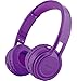 Contixo KB2600 Kid Safe 85db Foldable Wireless Bluetooth Headphone Built-in Microphone, Micro SD card Music Player, FM Stereo Radio (Purple) - Best Gift For Christmas