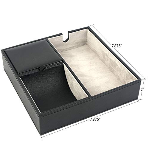 Mantello Leather Valet Tray Nightstand O Buy Online In Barbados At Desertcart